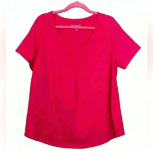 Roaman's Pink Short Sleeve Shirt (44)